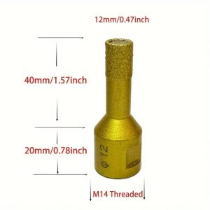 12mm, M14 Dry/Wet Drilling Diamond Drill Bit Holes Opener