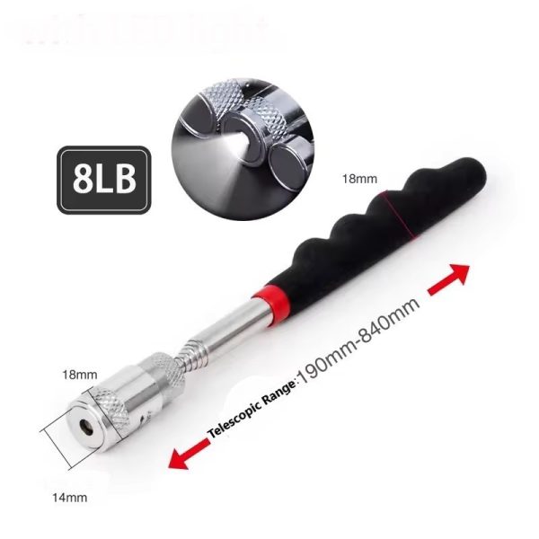 Portable Adjutable Magnetic Pen With Led - Image 3