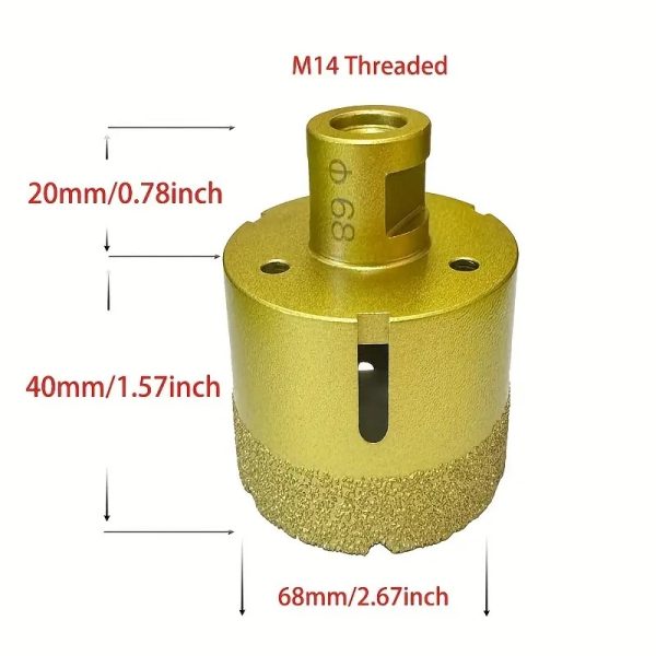 68mm M14 Diamond Holes Saw Opener - Image 2