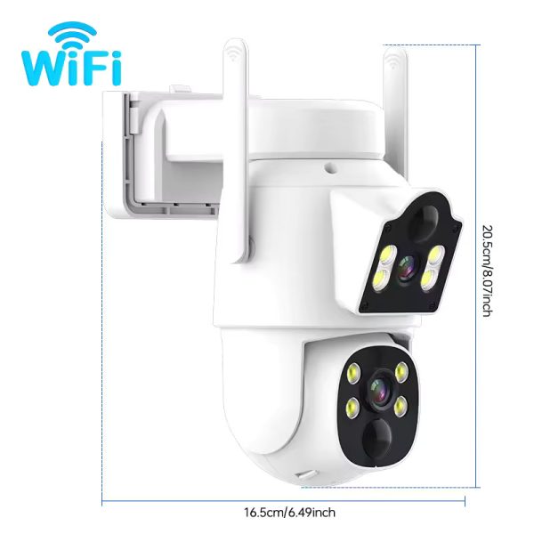 Διπλη Ηλιακη Κάμερα Ασφάλειας Wifi - Image 2